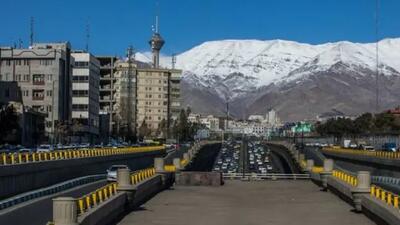  افزایش نسبی دما و آلودگی هوا در تهران
