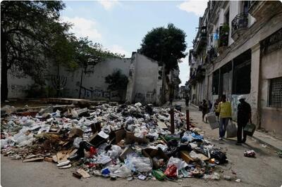  تحریمهای آمریکا پایتخت کوبا را غرق در زباله کرد