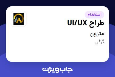  استخدام طراح UI/UX در متزون