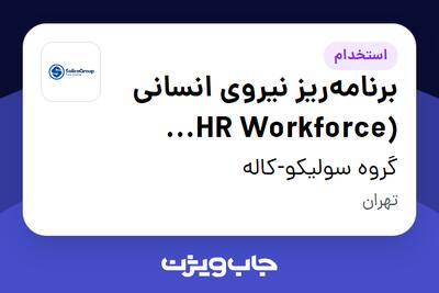  استخدام برنامه‌ریز نیروی انسانی (HR Workforce Planning Specialist) در گروه سولیکو-کاله