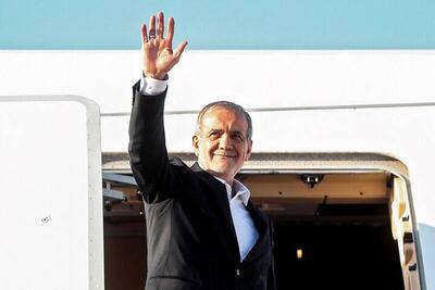  پزشکیان وارد مشهد مقدس شد