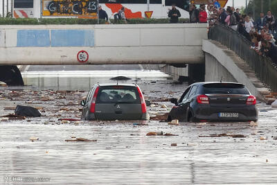  آب و هوای شدید باعث رانش زمین و سیل در سراسر یونان شد