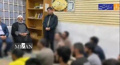 گفت و گوی چهره به چهره رئیس کل دادگستری سمنان با متهمان اغتشاشات دی‌ماه