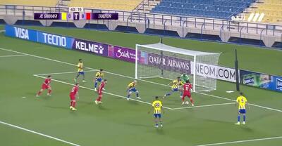  ویدیو: گل اول تراکتور به الغرافه توسط هاشم‌نژاد - پارس فوتبال