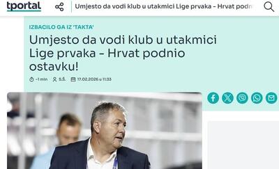  بازتاب جدایی اسکوچیچ از تراکتور در رسانه های کرواسی - پارس فوتبال