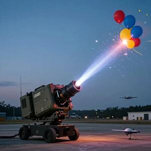  اشتباه عجیب سلاح لیزری آمریکا؛ بادکنک‌های جشن به جای پهپاد هدف قرار گرفتند