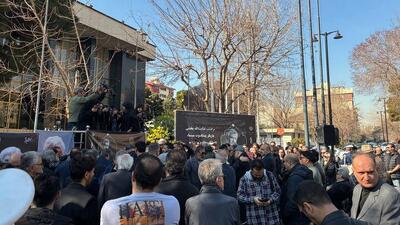  تشییع پیکر عنایت بخشی؛ ژنرال بی همتای سینمای ایران