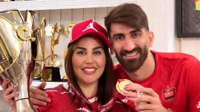  عکس ها / خاص ترین فرش ایرانی در خانه مجللو شاهانه علیرضا بیرانوند / اکرم بانو هم خوش سلیقه هم عاشق آقای دروازه بان