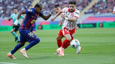  خلاصه بازی بارسلونا ۱ _۲ خیرونا / فرصت صدرنشینی از دست رفت