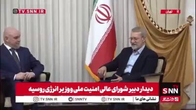  دیدار دبیر شورای عالی امنیت ملی و وزیر انرژی روسیه