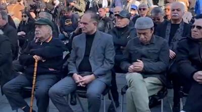  تصاویر هنرمندان در بدرقه عنایت بخشی