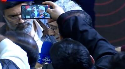  حضور سردار قاآنی در مراسم چهلم جانباختگان حوادث دی ماه