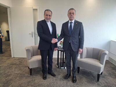  دیدار عراقچی با همتای سوئیسی خود + عکس