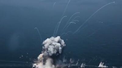  تصاویر تمرین نیروی دریایی سپاه برای بستن تنگه هرمز