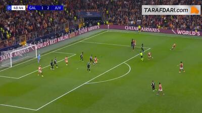  گل نوا لانگ به یوونتوس (گالاتاسارای 2-2 یوونتوس)