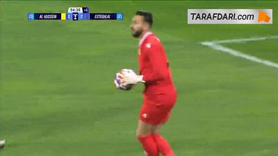  گل النمارنه به استقلال (الحسین اردن 3-2 استقلال)