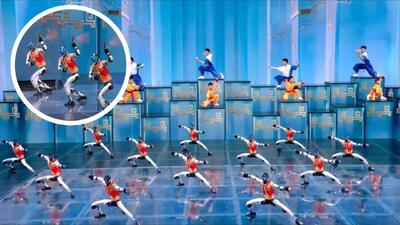  نمایش خیره‌کننده ربات‌های انسان‌نمای کونگ‌فوکار در جشن بهاره چین + ویدیو