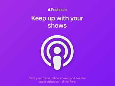  اپلیکیشن پادکست اپل به فناوری پخش زنده مجهز شد