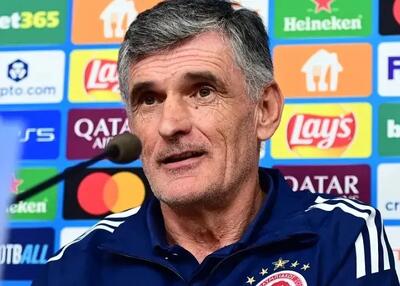  سرمربی المپیاکوس از مهاجمانش راضی نیست