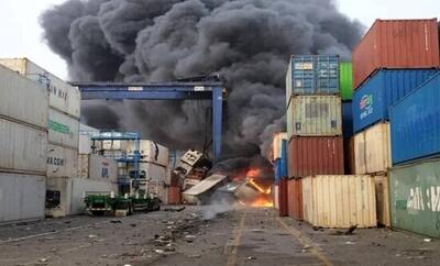  ۳۰۰ روز از حادثه بندر رجایی گذشت/ واردکنندگان: کالاهایمان سوخت، اما باید ارز را برگردانیم!