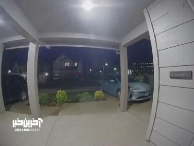  پرواز یک خودرو به داخل خانه!