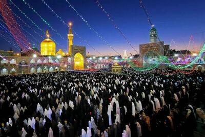  مراسم استقبال از ماه مبارک رمضان در حرم رضوی