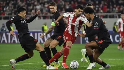  رکورد تاریخی در انتظار المپیاکوس؛ نبرد دوباره طارمی و لورکوزن