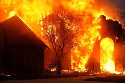  آتش‌سوزی‌های گسترده در اوکلاهما و تخلیه فوری ساکنان