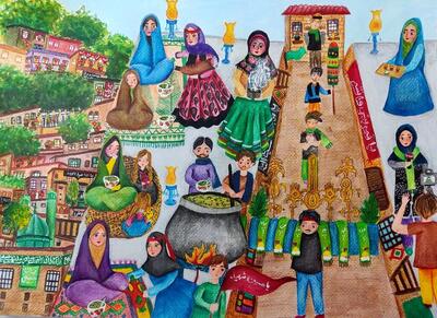  درخشش کودکان ایرانی در مسابقه نقاشی ژاپن