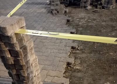  سنگفرش سالم مهرآباد زیر بیل شهرداری رفت + عکس