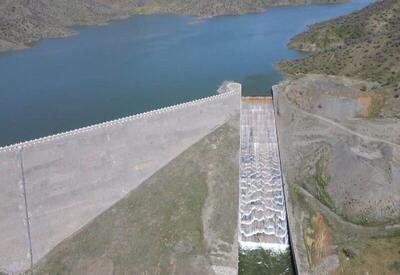  سد گاران مریوان سرریز کرد