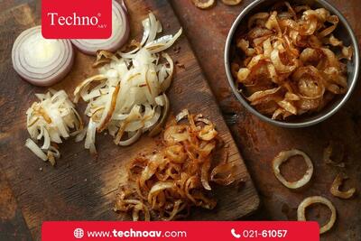  چطور با ایرفرایر پیاز داغ طلایی درست کنیم؟