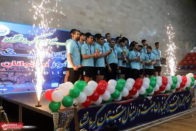  گزارش تصویری/ اختتامیه مسابقات لیگ یک والیبال کشور در کرمانشاه
