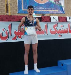  نایب‌قهرمانی آریا اخوان در المپیاد ترامپولین کشور