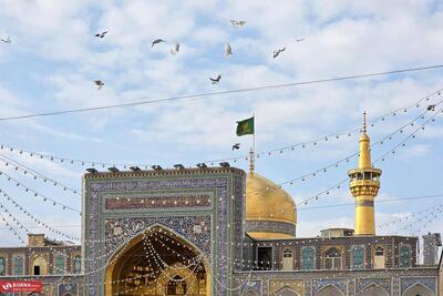  حال و هوای حرم مطهر رضوی در روزهای پایانی ماه شعبان