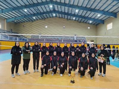  قهرمانی تیم والیبال بانوان پتروشیمی مارون در لیگ برتر استان خوزستان