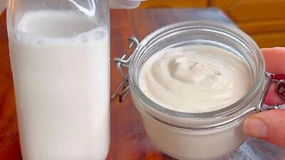 طرز تهیه خامه گیاهی / چگونه یک خامه مایع گیاهی درست کنیم ؟