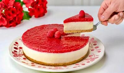  دستور پخت چیزکیک تمشک بدون نیاز به پخت در خانه
