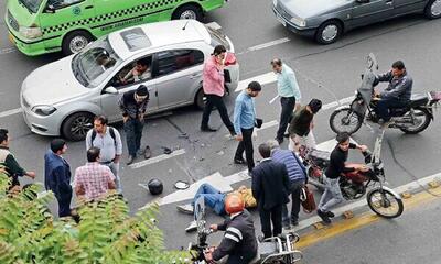  بیشترین تخلفات و آمار تصادفات فوتی موتورسواران تهرانی