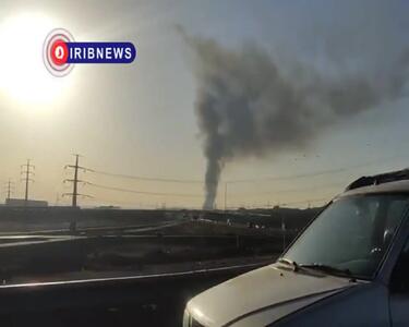  مشاهده دود در پرند/ ماجرا چیست؟ + ویدئو