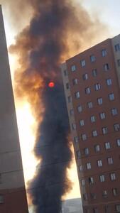  نیزارهای رودشور پرند طعمه حریق شدند