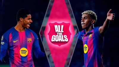  همه گلهای بارسلونا در مرحله گروهی لیگ قهرمانان اروپا