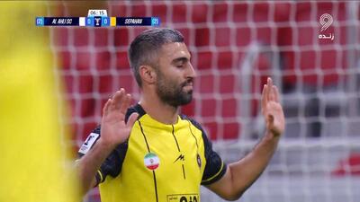  گل مردود سپاهان به الاهلی توسط کاوه رضایی