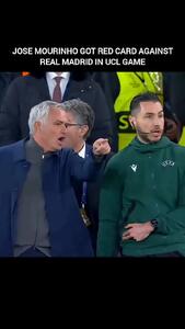  ویدئو: مورینیو بازی برگشت با رئال را از دست داد