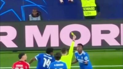  ویدئو: توقف بازی بنفیکا - رئال به دلیل توهین به وینیسیوس