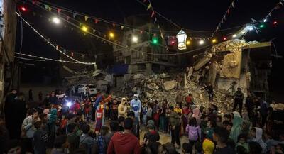  آذین‌بندی غزه به مناسبت آغاز ماه مهمانی خدا | جهان نیوز