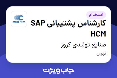  استخدام کارشناس پشتیبانی SAP HCM در صنایع تولیدی کروز