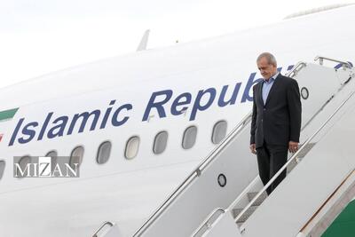  پزشکیان وارد استان لرستان شد