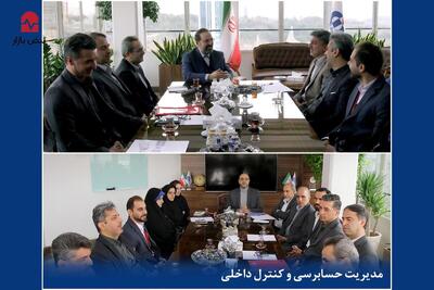  جلسه بررسی برنامه‌ها و ارزیابی عملکرد سال جاری مدیریت حسابرسی و کنترل داخلی بیمه دانا