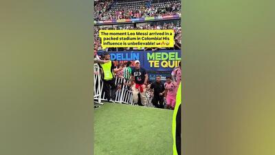  ویدیو| انفجار ورزشگاهی در کلمبیا همزمان با ورود مسی - پارس فوتبال